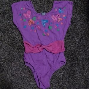Purple dance leotard, girls 5/6